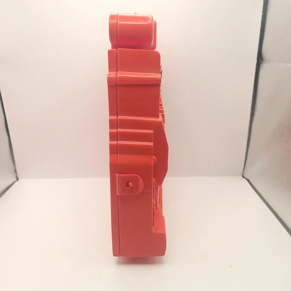 Hot Wheels Engine Car Case Plastic Storage Mattel Red